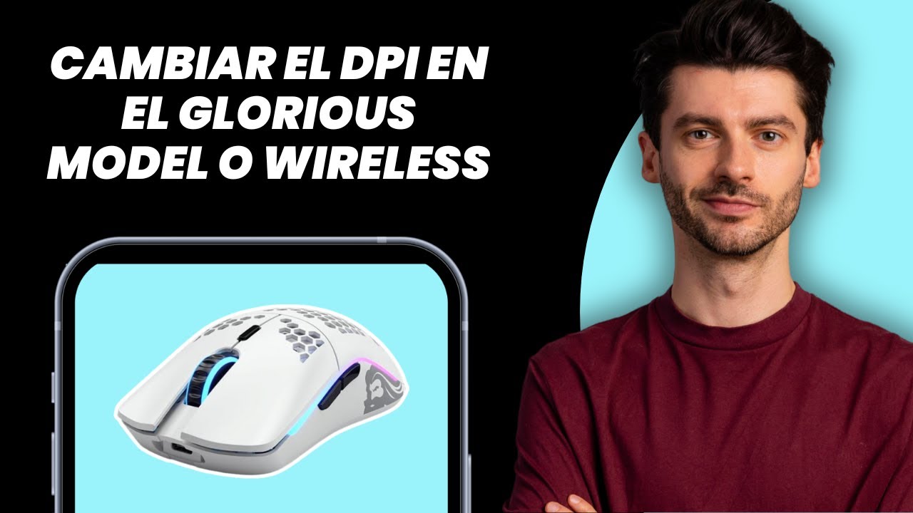 Cómo cambiar el DPI en el Glorious Model O Wireless - YouTube