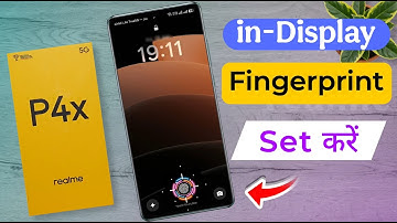 How to Set In-Display Fingerprint Lock in realme p4x, Realme P4x 5g me Fingerprint Kaise Lagaye