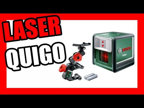 Vídeo: Nível laser Bosch Quigo, características de aplicação e especificações