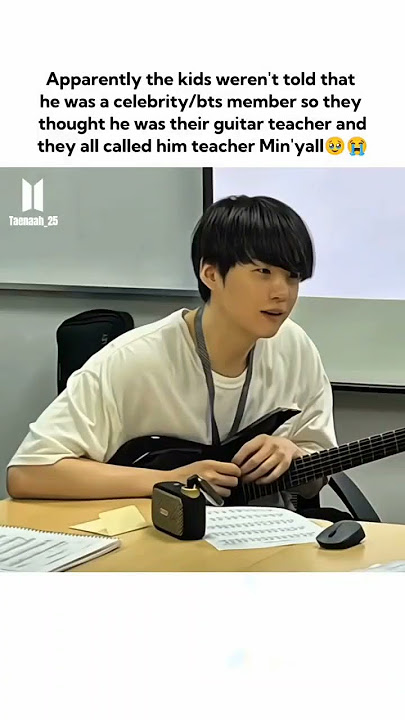 Tare zameen par but in real life with Teacher Min 🫂✨💞 #yoongi #suga #trending #bts #sitarezameenpar
