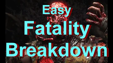 How do you turn off easy fatalities in mk11?