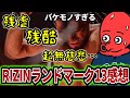 シェイドゥラエフが強すぎて放送事故レベル【RIZIN LANDMARK 13感想】
