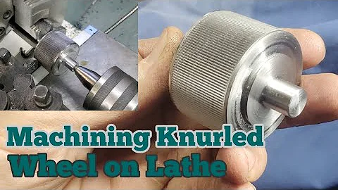 How I machine a stright knurled roller for paint