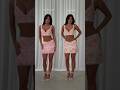 The Raya Bralette &amp; Naya Mini Skirt -Soft Pink Ombré🌸 &amp; Peach Ombré🧡 #shorts #viral
