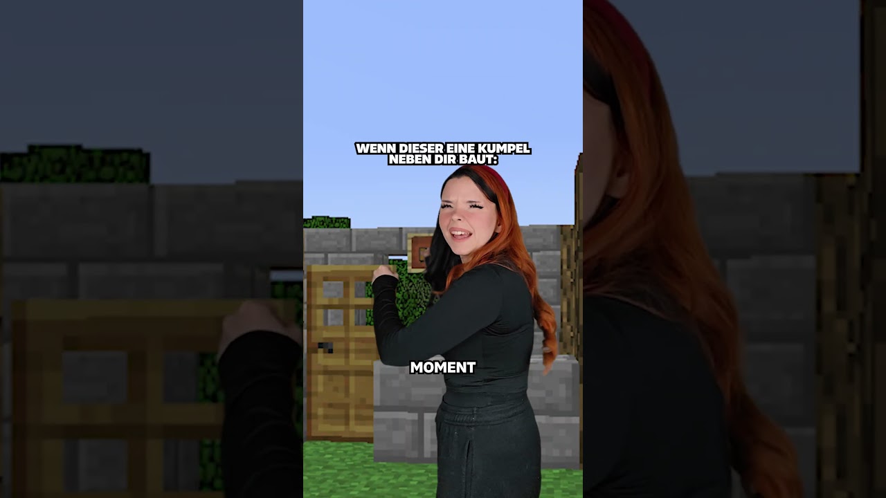 Wenn dein Kumpel in Minecraft neben dir baut: #gaming  #meme #gamer #comedy