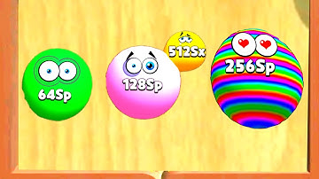 Blob Merge 3D Max Level: - Unlock 16Sp 32Sp 64Sp 128Sp 256Sp | 2048 Blob merge game (New update)