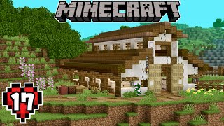 I Built a Skeleton Horse Ranch! | Minecraft Hardcore Cottagecore #17