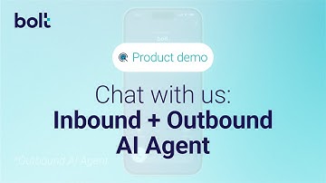 bolt AI Receptionist Voice Demo | Full Flow Across Inbound and Outbound