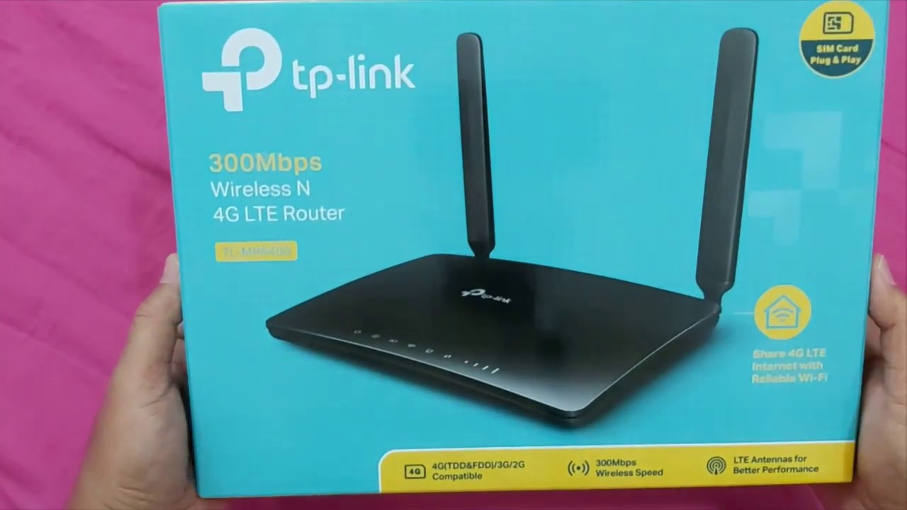 Unboxing Tp Link 300mbps Wireless N 4g Lte Router Tl Mr6400 alog Youtube