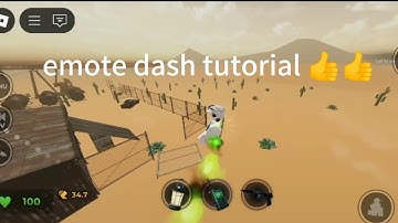 tutorial of how to emote dash on mobile👍#evade