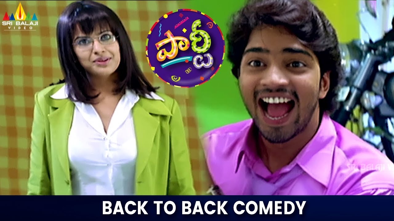 Allari Naresh Comedy Scenes Back to Back | Party | Telugu Movie Scenes | Madhu Sharma, Brahmanandam