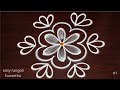 2 different style easy beginners muggulu designs  new simple kolam rangoli by suneetha