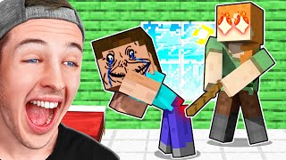 Reacting To TYPES Of KIDS In MINECRAFT! (movie)