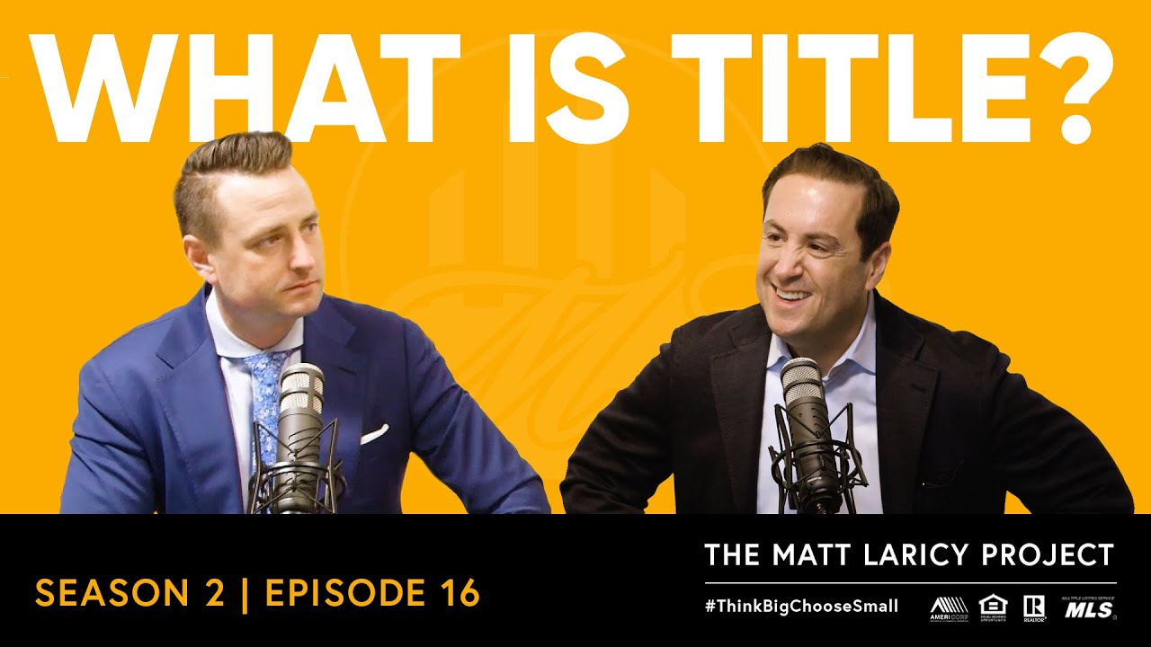 What is Title? Matt Laricy Project S2 E16 w/ David Genson
