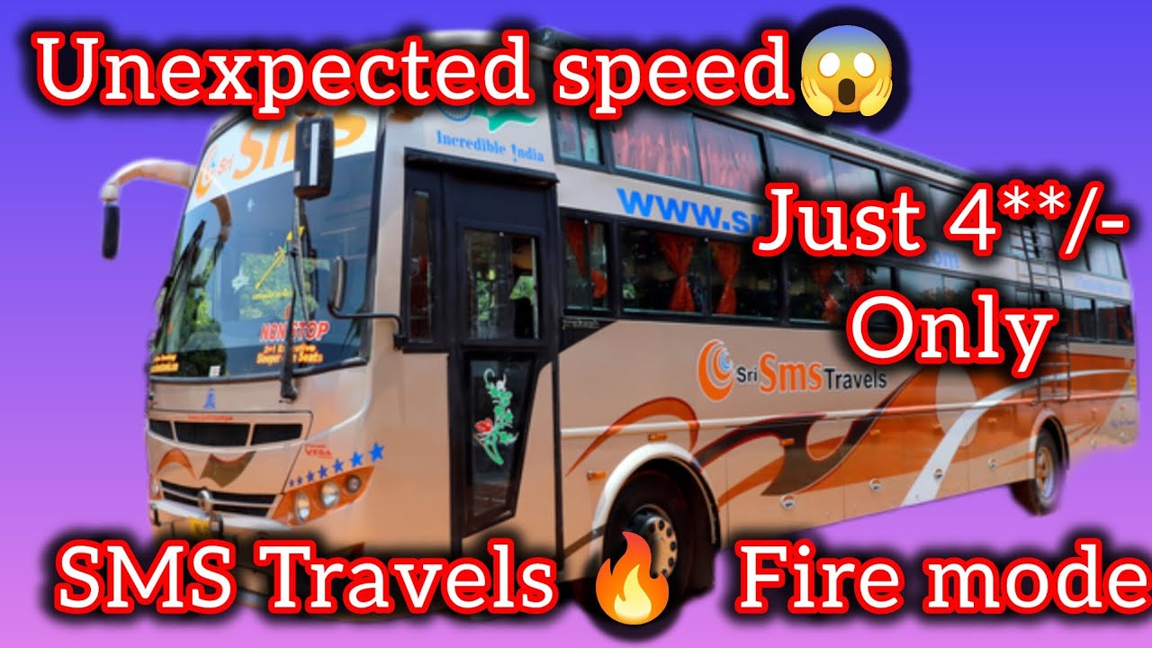 Видеоблог о поездке на автобусе из Ченнаи в Тирунелвели | SMS Travels в режиме огня 🔥 | 