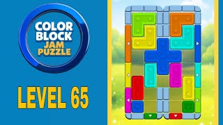Color Block Jam Puzzle Level 65 Gameplay and solutions