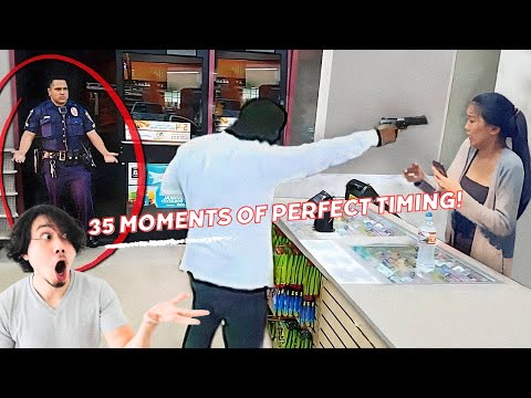 35 MOMENTS OF PERFECT TIMING!
