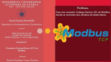 Actividad 6.- Conexión Codesys-Factory I/O vía Modbus