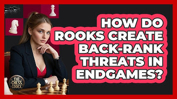 How Do Rooks Create Back-Rank Threats In Endgames?