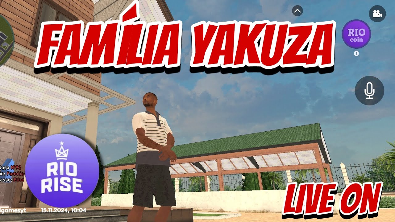 Rio Rise Rp 🔴LIVE ON 🔴 RIO RISE RP - VAMOS DE ROLEPLAY FAMÍLIA YAKUZA #RP #GTA ...