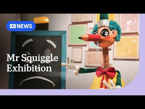 Mr Squiggle exhibit shows off iconic items from the Man from the Moon ABC NEWS