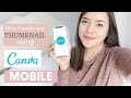 How I make my thumbnail using Canva mobile || Easy Youtube Thumbnail