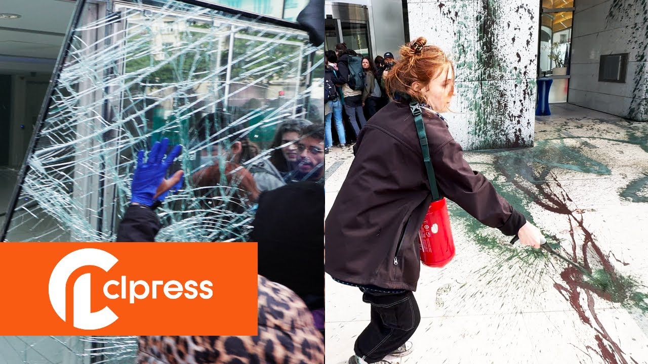 Extinction Rebellion cible Amundi, le premier actionnaire de TotalEnergies (24 mai 2024, Paris)