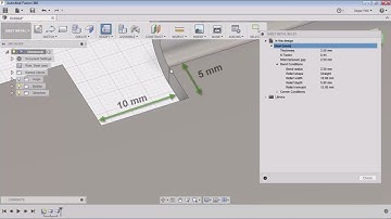 Fusion 360 Sheet Metal:- Different Bend Relief gets apply using override rule option.