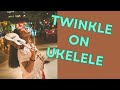 How to play TWINKLE twinkle little star on Ukulele. easy lesson. #musiclessons #ukelelesongs