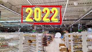 Новогодняя ярмарка в супермаркете Эпицентр 2022 Новогодний декор . Новогодние игрушки Эпицентр 2022