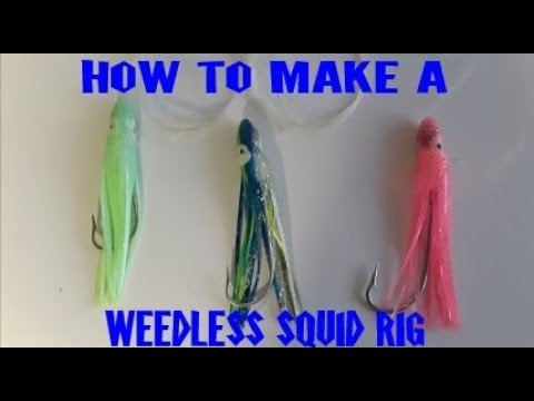 How to Rig/Tie Trolling Squid Skirts, Wahoo