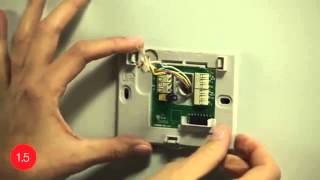 A Install the Honeywell WiFi smart thermostat RTH9580WF or RTH9590WF -  YouTube