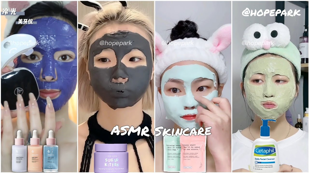💫Asmr Skincare–|💦🧼🛀Asmr chinese Skincare tiktok video competition🧖‍♀️✨🌸|