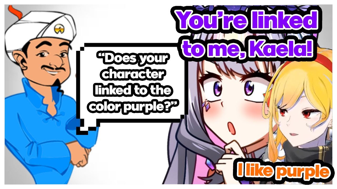 Biboo Found Out How Akinator Knew about Kaela!!