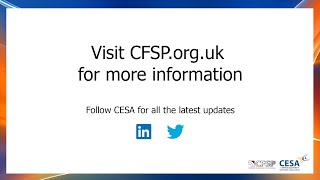 CESA CFSP study advice