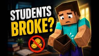 The Truth Why Most Students Stay Broke Forever 🧠 #StudentFinance #MoneyHabits #MinecraftFinance