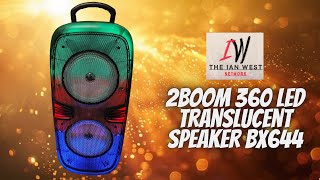2Boom 360 LED Translucent Speaker BX644