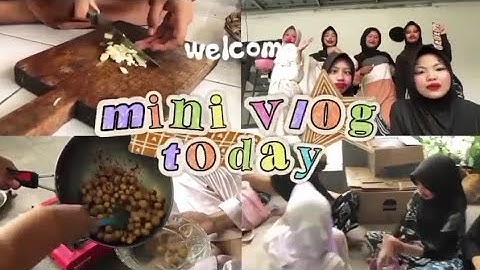 Mini vlog membuat cimol 