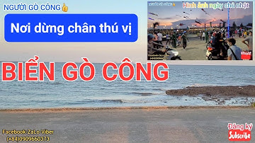 BIỂN GÒ CÔNG, đại hội thả diều, quá đông vui bà con ơi