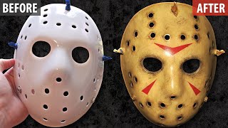 Painting and Weathering a Jason Mask - Friday The 13th