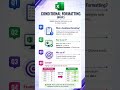 Day 30/30 Excel Series #excel #excelbasics #exceltips #conditionalformattinginexcel #skills #growth