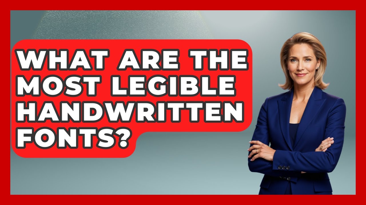 What Are The Most Legible Handwritten Fonts? - Graphic Design Nerd