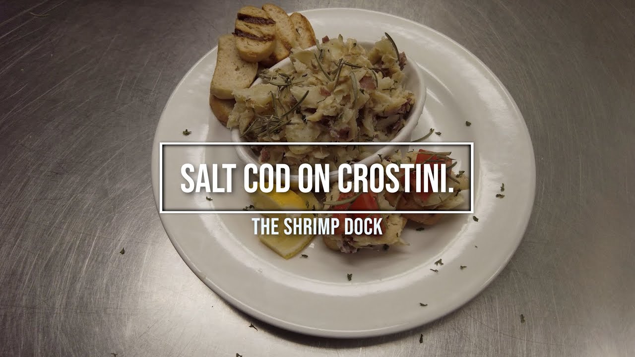 SALT COD ON CROSTINI YouTube