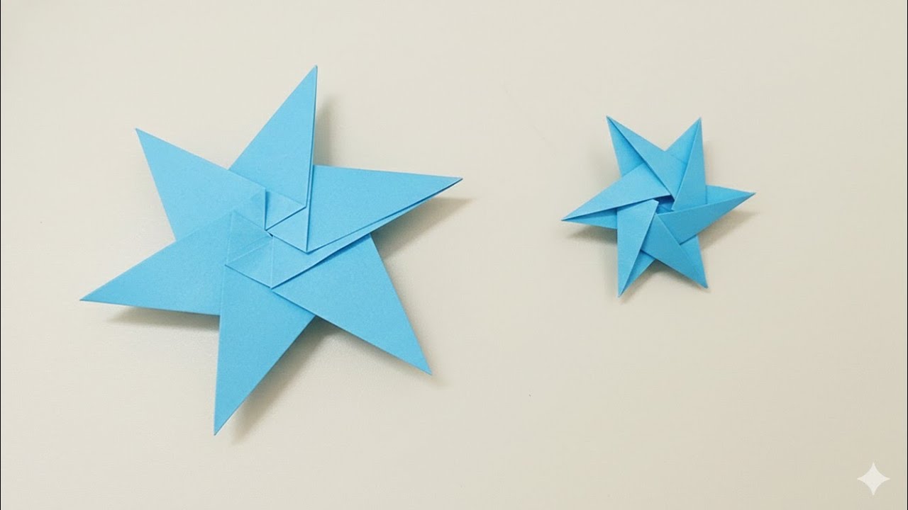 HOW TO MAKE A SIX-POINTED ORIGAMI STAR STEP BY STEP