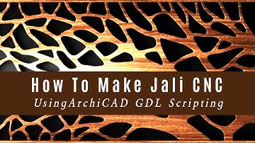 Preparing Jali CNC Design in ArchiCAD Using ArchiCAD GDL Scripting || CNC Interior Designs
