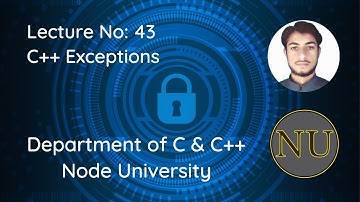 C++ Exceptions in Urdu/Hindi | Node University By Izhar Ul Haq