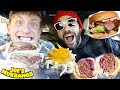 TRYING WORLD FAMOUS BURGERS with MATT KING AND UGH IT'S JOE!!