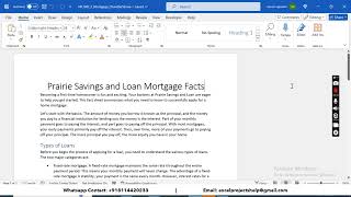 New Perspectives Word 365/2021 | Module 2: Sam Textbook Project Mortage