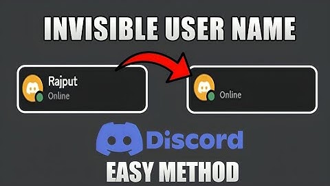 How To Get Invisible Username On Discord | Quick & Easy Method
