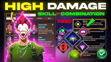 HIGH DAMAGE SKILL COMBINATION - Best Character Skill For CS Rank - CS Rank Best Character Skill